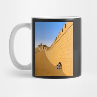 guy billout - Great Wall of China Mug